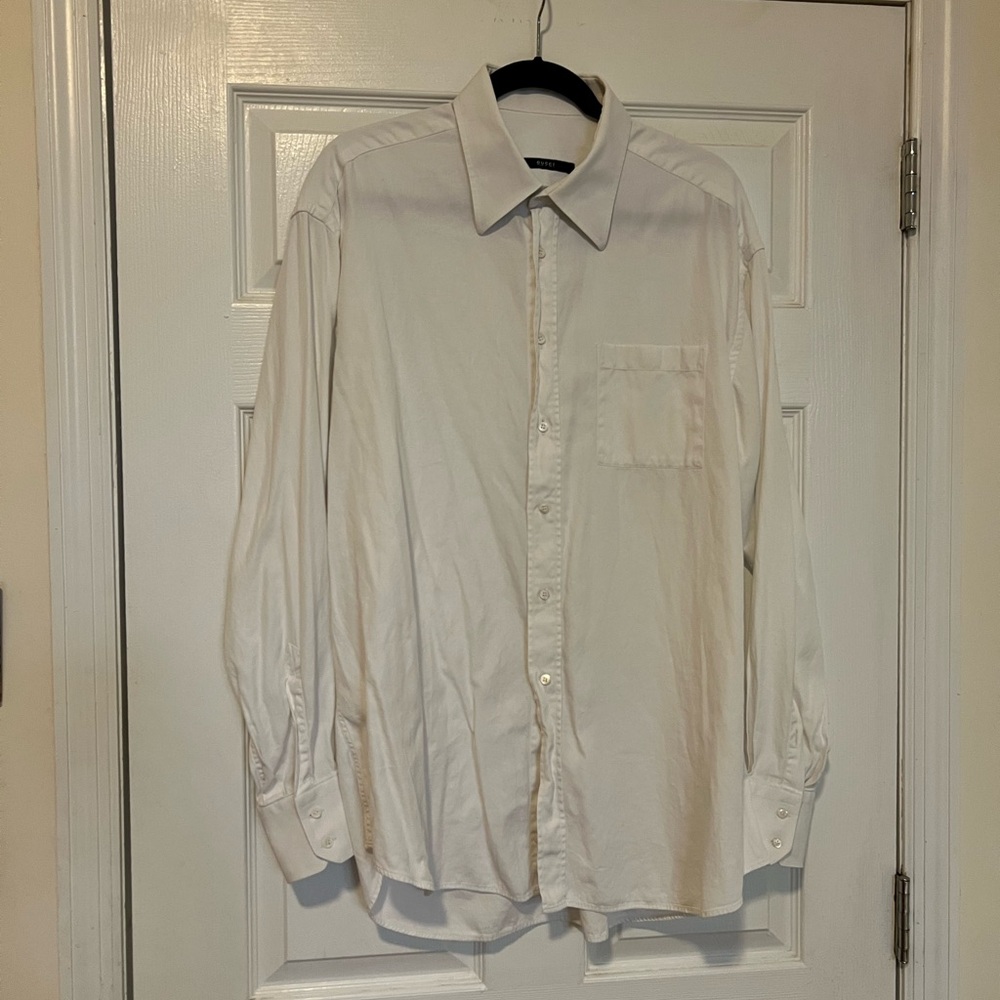 Classic White Men's Gucci Shirt